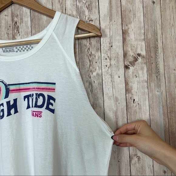 Vans High Tide Lightweight Muscle Tank Sz Large - Picture 3 of 8